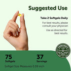Micro Ingredients Oil of Oregano with Black Seed Oil, 75 Softgels | 2-in-1 Oregano Oil & Black Seed Oil Complex | 4X Strength Carvacrol & Thymoquinone Formula, Plant Based | Non-GMO, No Gluten