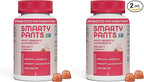 SmartyPants Adult Probiotic & Prebiotic Gummies for Digestive Health: Gut Health Supplement, Clinically Studied Prebiotic for Immune Support, Strawberry, 60 Count (30 Day Supply) (Pack of 2)