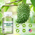 Totaria (2 Packs) Sugar Free Soursop Oil Graviola Sea Moss Gummies - Support Digestive Sleep Skin Health, Immunity & Antioxidant - Guanabana Fruit with Sea Moss, 150mg Black Seed Oil Non-GMO Vegan