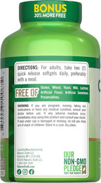 Nature's Truth Absorbable Calcium 1200 mg with Vitamin D3 5000 IU | 120 Softgels | Calcium Carbonate | Non-GMO & Gluten Free Supplement