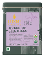 Luxmi Estates Queen of the Hills Organic Darjeeling Black Tea Loose Leaf 50 Cups (100g/3.5oz) | Direct from Garden