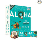 ALOHA Organic Plant Based Protein Bars | The Kona Bar - Special Edition | 6 Count, 1.98oz Bars | Vegan, Low Sugar, Gluten Free, Paleo, Low Carb, Non-GMO, Stevia Free, Soy Free, No Erythritol