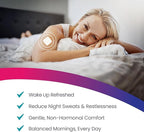 Menopause Night Relief Patch – Doctor-Formulated Transdermal Patch with Valerian, L-Methylfolate & Black Cohosh for Restful Sleep & Overnight Balance – 30-Day Supply