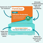 FemiClear Infection Protection Vulva Cream, Protection Against Urinary Tract Infections and Recurring UTIs, Made with Natural Ingredients, Feminine Care