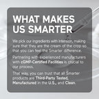 Smarter Nutrition Magnesium Complex - Chelated Magnesium Glycinate + Citrate, Malate for Sleep, Relaxation, Muscle & Nerves + Clinically Proven L-Theanine, Non-GMO-360 Tablet[180-Day Supply]