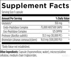 Designs for Health AllerGzyme Digestive Enzymes Supplement - Supports Digestion of Gluten, Dairy + Problematic Proteins with Protease + Bromelain - Non-GMO + Dairy Free (60 Capsules)