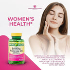 Evening Primrose Oil for Women 1000mg – 75 Softgels, Organic Evening Primrose Oil, Softgels with GLA Omega-6, Aceite De Onagra, Primerose Supplement for Skin & Wellness (Pack of 2)