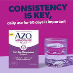 AZO® Daily Pre-Menopause Relief Perimenopause Supplements for Women, Hot Flash, Night Sweat and Healthy Weight Management Support* - 30 Count