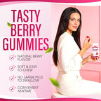 Collagen Peptides Gummies, Collagen Gummies for Women with Type I, II, III, V, X Collagen Peptides, Biotin,& Multivitamins, Promote Skin,Hair,Nail Health