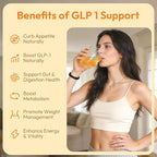 GLP-1 Supplement 15-in-1 Complex,GLP1 for Weight Loss GLP 1 Probiotic Powder for Control Appetite and Cravings,Appetite Suppressant,Metabolism Booster 30 Serving Packets