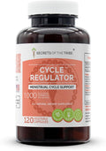 Secrets of the Tribe Cycle Regulator 120 Capsules, 1000 mg, Vitex,Partridgeberry, Lady's Mantle, Black Cohosh, Yarrow, Dong Quai. Women's Health Formula (120 Capsules)