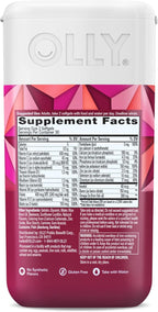 OLLY Ultra Women's Multi Softgels,Overall Health and Immune Support,Omega-3s,Iron,Vitamins A,D,C,E,B12,Daily Multivitamin,30 Day Supply -,60 Count (Pack of 2)