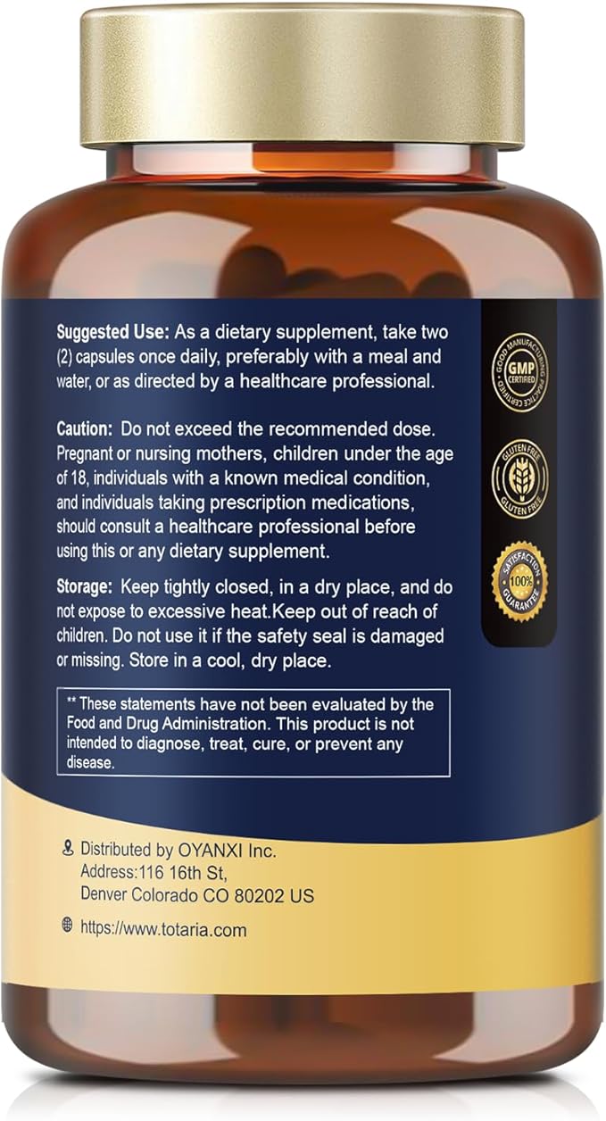 Totaria (2 Packs) NAD Supplement for Women Men with nicotinamide riboside resveratrol,Quercetin, Betaine Boost NAD+ Levels NAD Plus Supplement for Anti Aging, Energy, Immune, Focus 120 Capsules