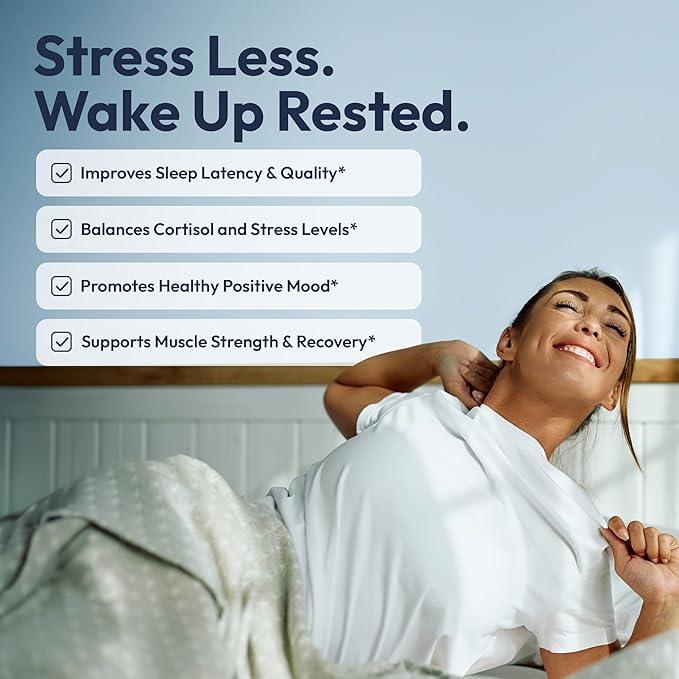 Zenful Sleep 6-in-1 Natural Sleep Aid for Adults Without Melatonin | Deep Sleep Supplement with Ashwagandha KSM-66® and Venetron® | Supports Cortisol Balance & Mood | 90 Capsules