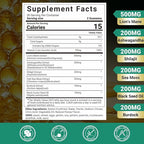 Ashwagandha Gummies - Lions Mane Gummies, Ashwagandha Lion's Mane Supplement with Shilajit, Sea Moss, Black Seed Oil for Adults - Energy, Cognitive & Immune Support