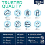 FREEDA Prenatal Vitamin - Kosher Prenatals - Prenatal Vitamins with Iron, Prenatal Folic Acid, Choline, Vitamin D - One Daily Pre Natal Multivitamin Support for Pregnant & Lactating Women (250)