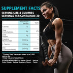 Creatine Monohydrate Gummies,6200mg for Men & Women, Chewable Creatine for Enhanced Muscle Growth, Strength, and Recovery, Sugar Free Pre-Workout Supplement,120 Count,Blueberry Flavor