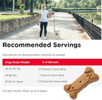 Nutri-Vet Hip and Joint Biscuits for Dogs, Large Breed Mobility Supplement, 300mg Glucosamine per Dog Treat, Supports Cartilage Flexibility and Connective Tissue, Crunchy Peanut Butter Flavor, 4lb Bag