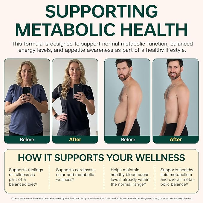 GLP-1 Supplement Support - GLP-1 Support Complex & GLP Activate Natural Formula for Metabolic Balance, Supports a Healthy Lifestyle and Fitness Goals - 90 Capsules