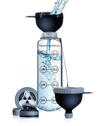 Protein Powder Funnel to Go - Best Convenient, No Mess Protein Funnels for Travel, Easier Fill N Go Scoops (1, 230ML)