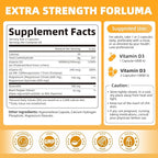 M inch Vitamin D3 K2 with Magnesium, Vitamin D3 10000 IU, Vitamin K2 MK-7 240 mcg, 6-in-1 K2 D3 Vitamin Supplement with Quercetin for Bone, Immune & Moo*d Support, Highly Bioavailable, 120 Capsules