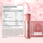 ILO Type 1 Liquid Collagen Drink – 3,000mg Marine Collagen with Biotin & Ceramide | Skin Glow & Hydration | Orange Flavor | 14 Bottles – Korean Beauty Supplement