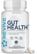Revive MD Gut Health Supplements for Men & Women - Daily Gut Repair & Digestive Health Support Formula with Thyme, Oregano & Milk Thistle - Vegan-Friendly, Gluten-Free (60 Capsules, 30 Servings)