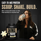 Animal Whey Isolate Protein Powder - Loaded for Pre & Post Workout Muscle Builder and Recovery with Digestive Enzymes for Men & Women - 25g Protein, Great Taste, Low Sugar - Vanilla 4 lbs