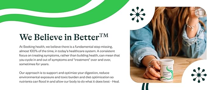 Seeking Health DAO Enzyme - Formerly Histamine Digest, DAO Enzyme Supplement for Histamine Food Intolerance, Supports Digestive Health, Upset Stomach (90 Capsules)*