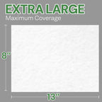 Adult Wipes Extra Large Scented - Skin-Friendly Incontinence Wet Wipes for Adults & Elderly Disposable Washcloths - 8x13" 12 Packs of 60 (720 Wipes)