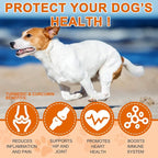 Uruses Turmeric Curcumin for Dogs, Hip & Joint Support, Heart Health Support, Immune System Booster, Dog Joint Supplement for All Ages Breeds & Sizes, 180 Chewable Tablets, Peking Duck Flavor