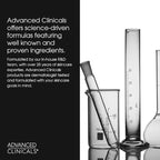 Advanced Clinicals Exfoliating 10% Glycolic Acid Serum For Face + Lactic Acid | Facial Exfoliant AHA + Salicylic Acid Serum To Improve Look Of Large Pores, Uneven Skin Tone, & Dark Spots, 1.75 FL Oz