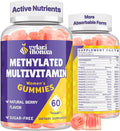 Methylated Multivitamin Gummies for Women – MTHFR Supplement Contains Methylfolate, Methylated B12, TMG & Vitamins A C E K – Energy, Immune & Skin Support– Womens Gummy Multivitamins