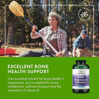 Swanson Triple Magnesium Complex - Mineral Supplement - Natural Support - Featuring Citrate, Oxide & Aspartate - (300 Capsules, 400mg Each, 4 Pack)
