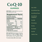 Nature’s Bounty CoQ10 Gummies, Supports Heart Health, CoQ10 200mg, Peach Mango Flavor, 100 Coun