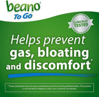 Beano To-Go Digestive Enzyme Tablets, Food Enzyme Dietary Supplement for Gas Prevention and Bloating Relief When Eating Hard-To-Digest Foods, 12 Tablets