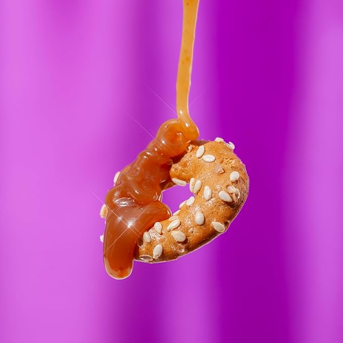CRISP POWER Protein Pretzels, Sesame, 27G Protein, High Protein Snack, High Fiber, Low Carb Crunchy Pretzel Snacks, No Added Sugar, 1.75 oz Bags, 24 Pack, Vegan, Keto
