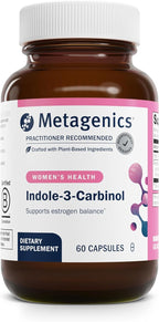 Metagenics Meta Indole-3-Carbinol Supplement - Supports Estrogen Hormone Balance, Antioxidant & Liver Health* - Non-GMO, Gluten-Free, Vegan - GMP Certified Facility - 60 Capsules