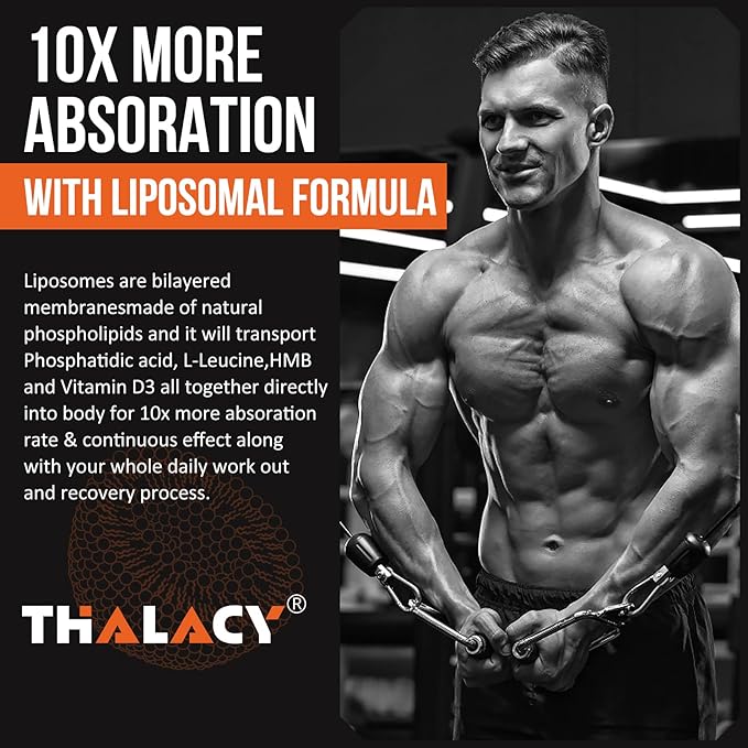 2000mg Liposomal Phosphatidic Acid Muscle Builder (PA), High Absorption Muscle Building Supplements for Men & Women | Muscle Gainer, mTOR Protein Synthesis & Lean Muscle, Strength, 10 Pack