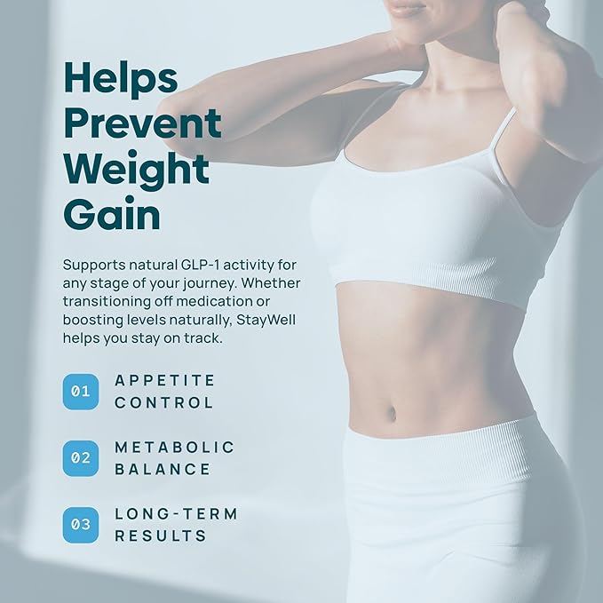 GLP-1 Supplement | Natural GLP-1 Production | GLP 1 Booster Drink Mix to Control Appetite and Cravings | Great Tasting Metabolic Support - Yerba Mate, Garcinia Cambogia, Berberine [Tropical Fruit]