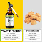 Yeast Infection Treatment for Dogs – Liquid Supplement to Itch Relief, Eases Ear Paw Discomfort for Dog, Allergy & Inflammation Relief for Healthy Skin & Coat, Herbal Formula for Dogs, 2.02 fl. oz