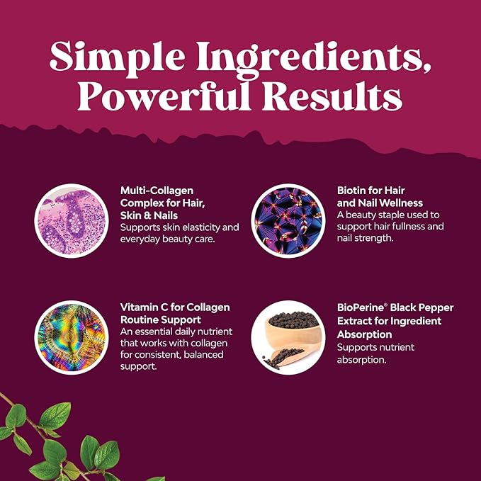 Advanced Multi Collagen Complex - Ageless Multi Collagen Peptides Supplements with Type 1 2 3 5 & X & Biotin for Hair, Skin and Nails Vitamins - Biotin Supplements for Women & Men - 270 Count