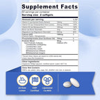 Liposomal Calcium AKG Supplement 1500mg with Vitamin D3 & K2 Softgels for Women & Men│ High Absorption│Calcium Supplements with Magnesium Glycinate, Boron, Probiotics & Vitamin C for Bone - 120 Pills