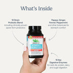 Zenwise Health 3-in-1 Womens Probiotic Supplement for Digestive, Gut Flora & Vaginal Health - Daily Probiotics & Prebiotics for Women with Digestive Enzymes Supports Bloating & Gas Relief - 60 Count