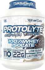 VMI Sports | ProtoLyte Whey Isolate Protein Powder | Low Calorie Whey for Weight Loss and Muscle Gain | Digestive Enzymes | Non-GMO (4.6 lb, Milk and Cookies)