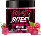 Creatine Monohydrate Gummies for Men & Women - 5g of Creatine Monohydrate per Serving - Sugar Free,Vegan, Raspberry Flavor, 135 Count (45 Servings).