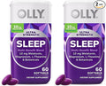 OLLY Ultra Strength Sleep Softgels, 10mg Melatonin, L-Theanine, Chamomile, Magnesium, Lemon Balm, Supports Deep Restful Sleep, Nighttime Sleep Aid, Non Habit-Forming - 60 Count (Pack of 2)