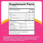 SmartyPants Kids Probiotic & Prebiotic Gummies for Digestive Health: Gut Health Supplement, Clinically Studied Prebiotic for Immune Support, Grape, 60 Count (30 Day Supply)