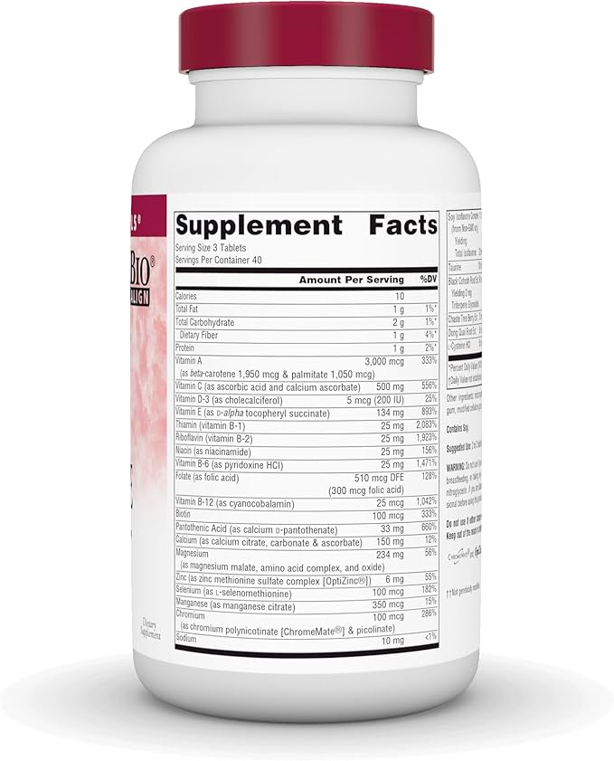 Source Naturals Menopause Multiple, Non-GMO Soy - Bio-Aligned Formula - 120 Tablets