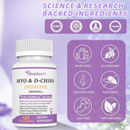 13-in-1 Myo Inositol & D-Chiro Inositol for Women,2460mg-40:1 Ratio Supplement Plus Alpha Lipoic Acid/Folate/Vitex/Magnesium,240 Vegan Capsules
